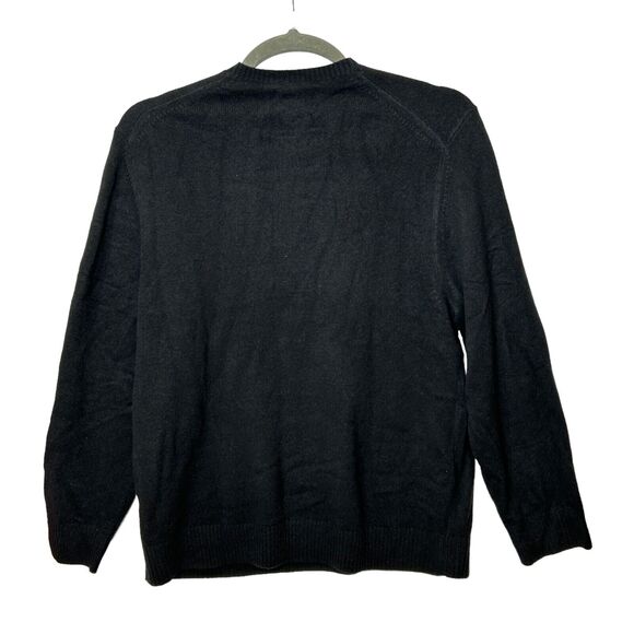 Everlane The Premium Merino Crew Neck Sweater Wool Black Men's XL NWT - Picture 5 of 11